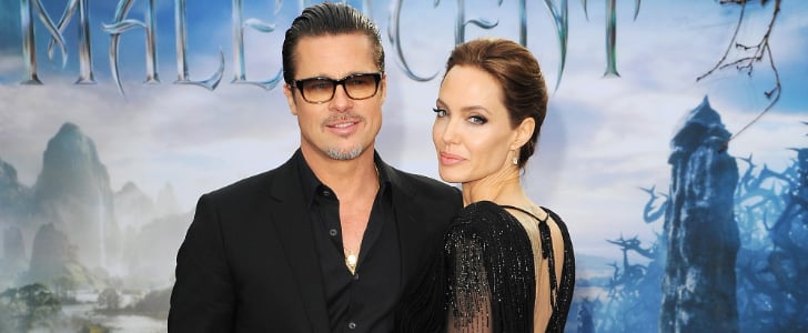 Angelina Jolie and Brad Pitt at Maleficent Event in London