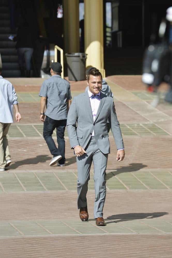 Aw, he looks cute all suited up!