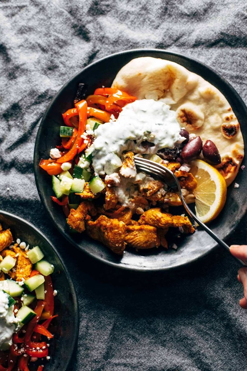 Sheet Pan Chicken Pitas