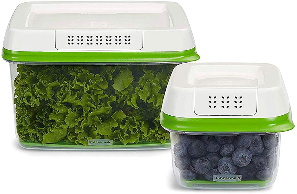 For Fresh Produce: Rubbermaid FreshWorks Produce Saver Food Storage Containers Set