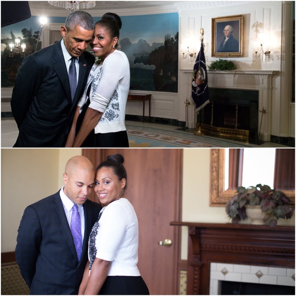Couple Re-creates Obama Photos For Engagement Shoot