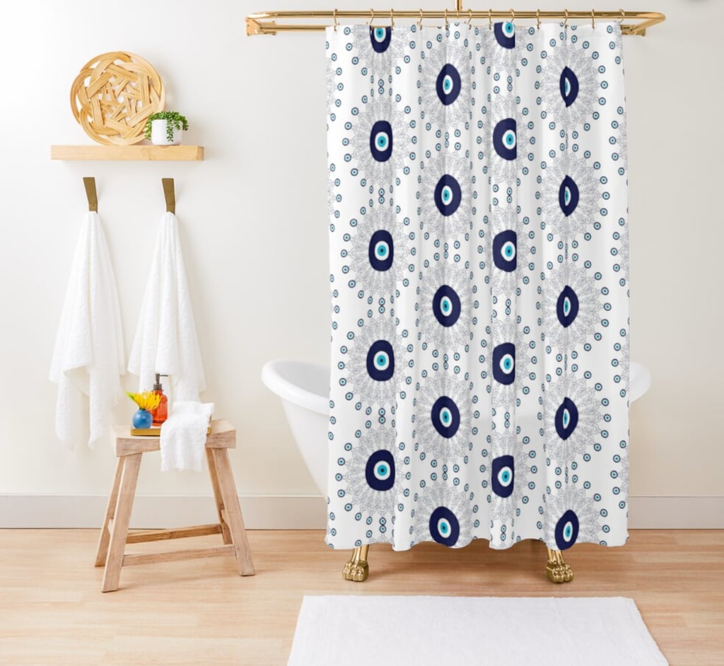 Evil Eye Shower Curtain