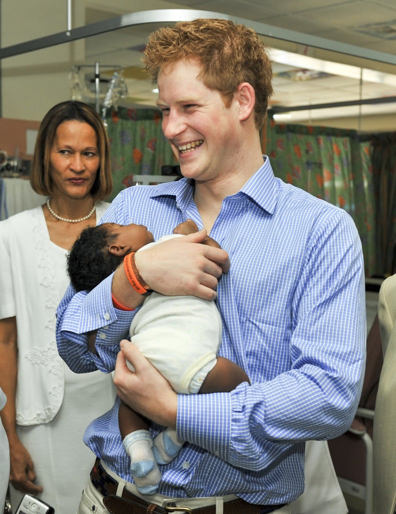 When He Held a Baby at Queen Elizabeth ll Hospital