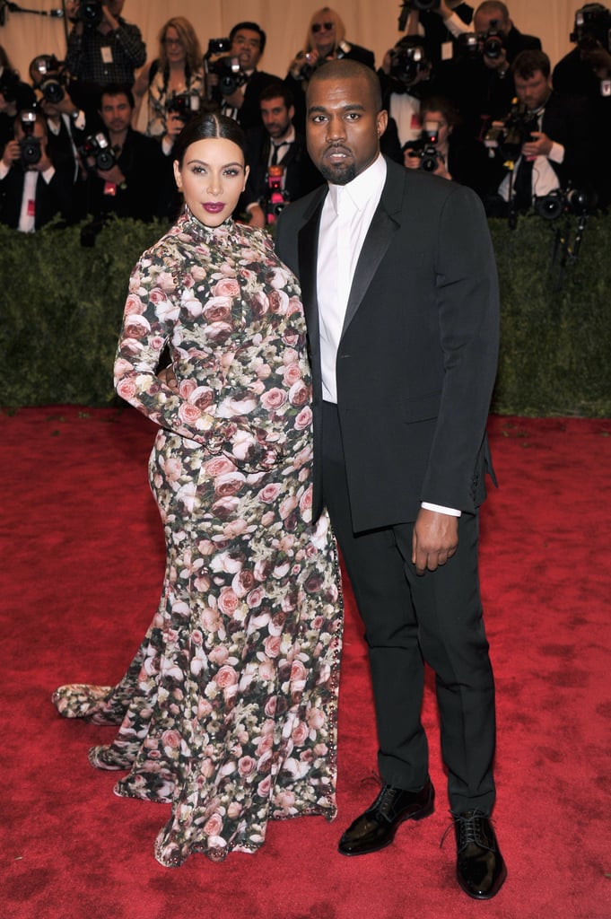 Kim Kardashian and Kanye West at the Met Gala in 2013