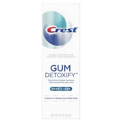 Crest Gum Detoxify Deep Clean Toothpaste
