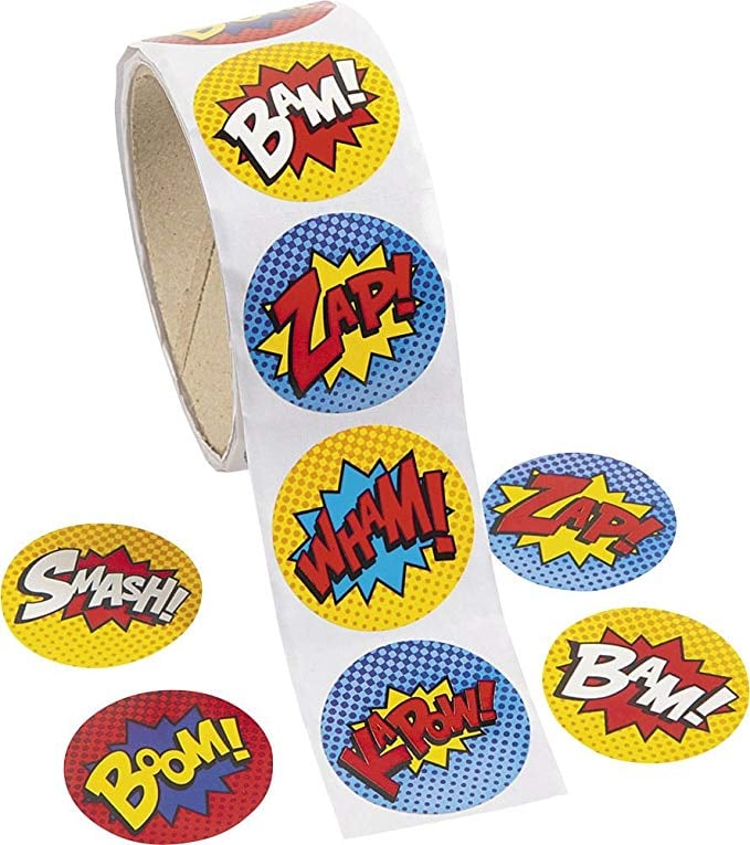 Fun Express Superhero Stickers