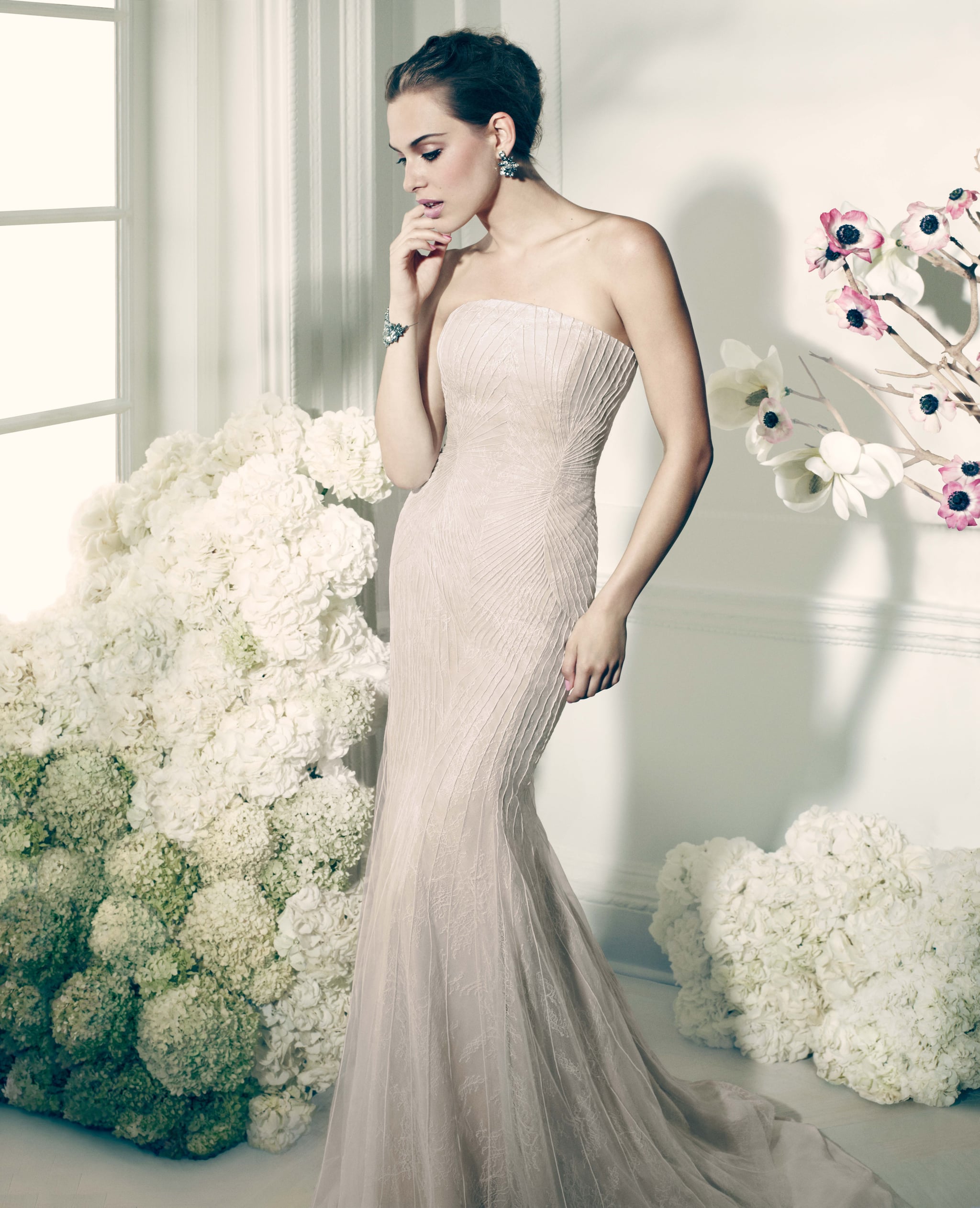 Truly Zac Posen Wedding Gowns At David S Bridal Pictures Popsugar Fashion Zac posen on his david's bridal collection: truly zac posen wedding gowns at david