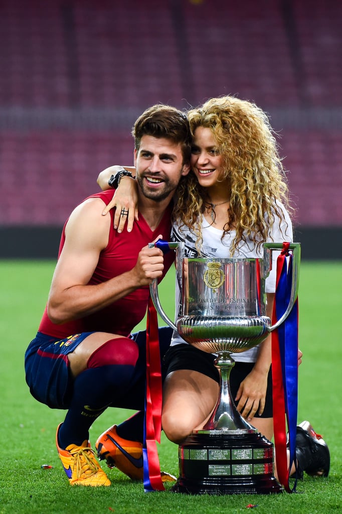 Shakira and Gerard Pique Copa del Rey 2015 PDA