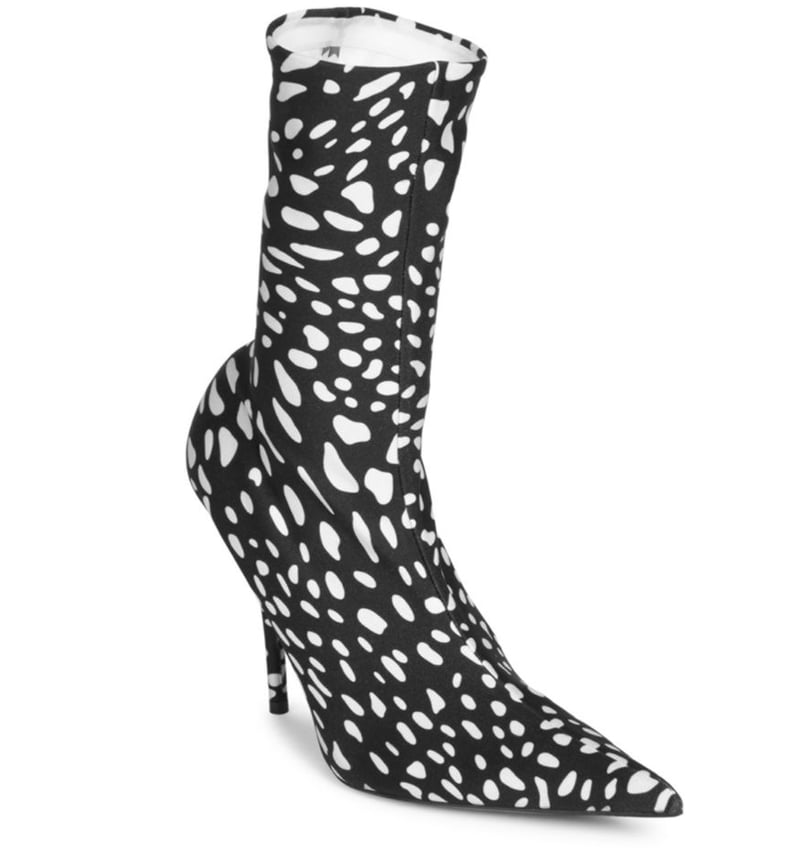 Balenciaga Animal-Print Booties