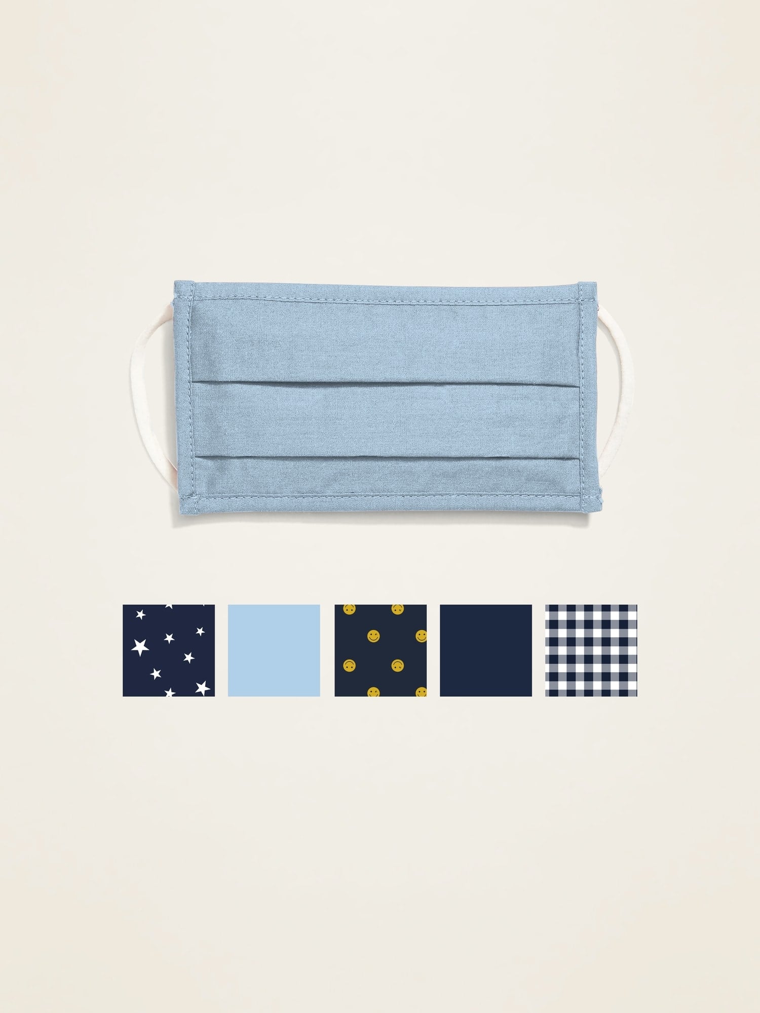 Variety 5 Pack Of Triple Layer Cloth Face Masks For Kids Smiley Face Old Navy Just Released Holiday Reusable Cloth Masks For The Whole Family Yup They Got Santa Popsugar
