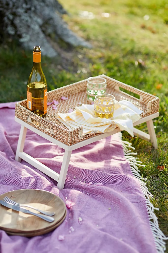 A Decorative Tray: Rattan Folding Tray