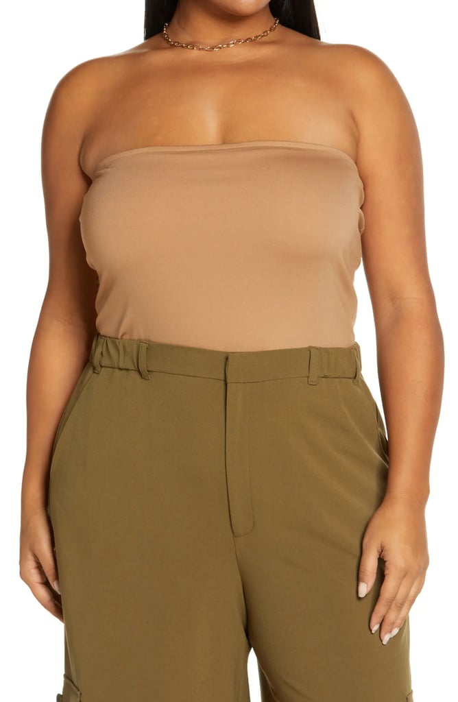 A Neutral Top: Open Edit Jersey Tube Top