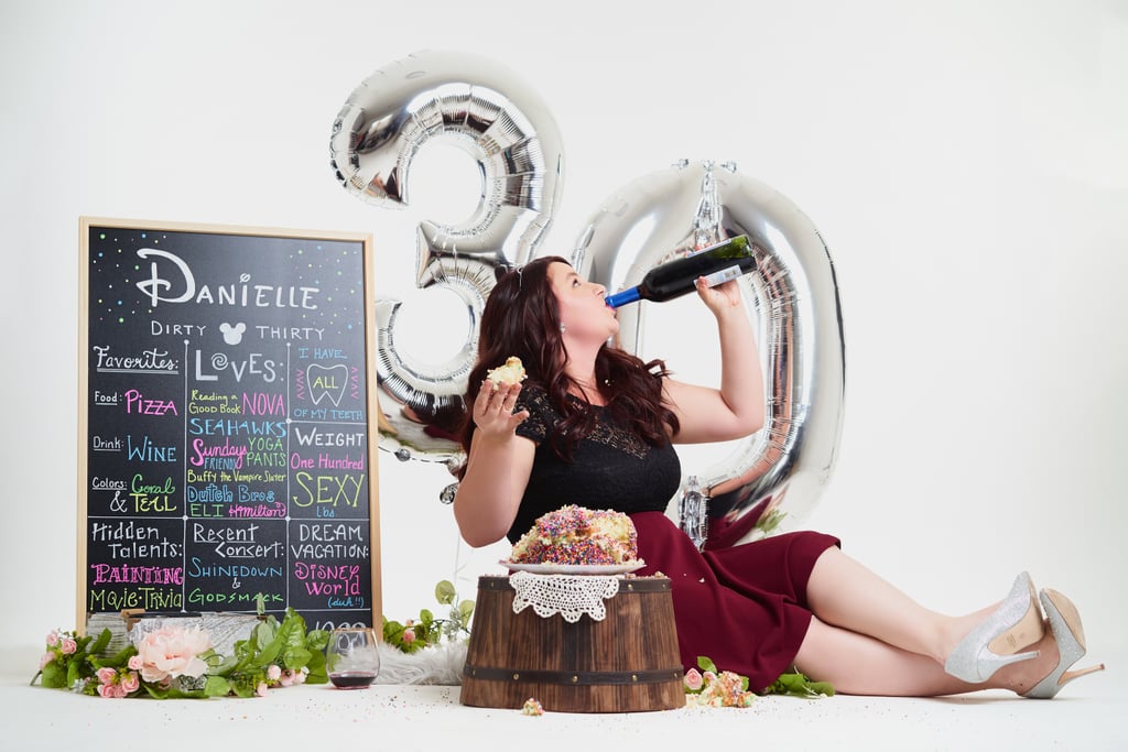 30th Birthday Cake Smash Photo Shoot