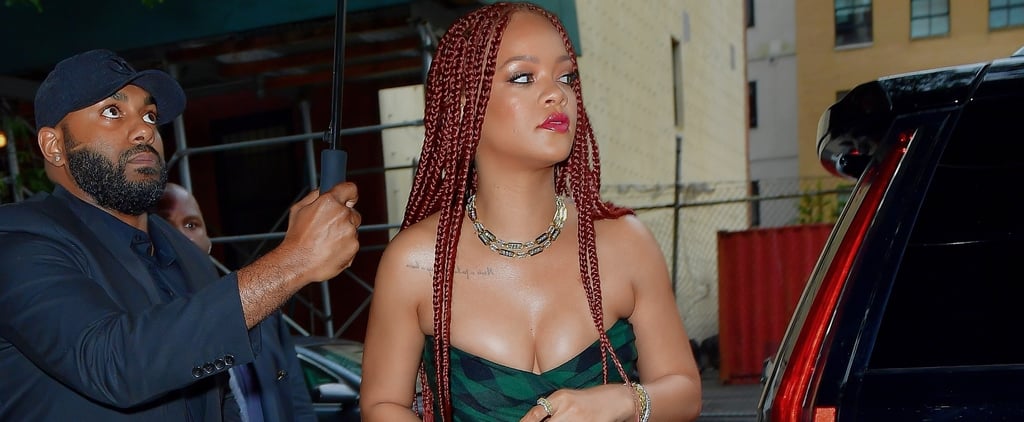 Rihanna Plaid Dior Jumpsuit in NYC 2019