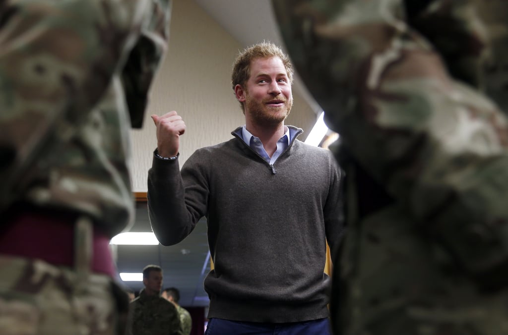 Prince Harry Visits Lancashire England February 2016