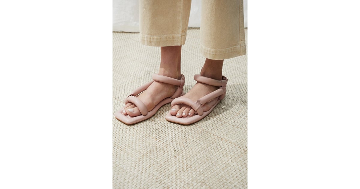 Nanushka Yola Puffed Sandal in Rose | Shoes Every Woman Should Own in ...