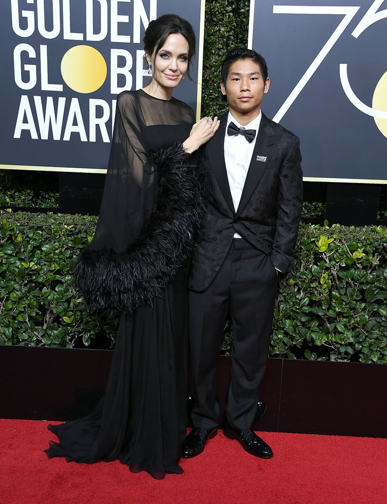 In January 2018, Angelina kicked off the new year by attending the Golden Globe Awards in LA with her son, Pax, by her side.