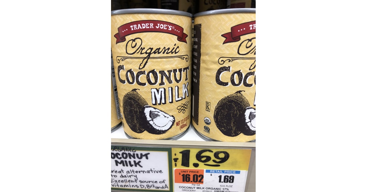Organic Coconut Milk Trader Joe's Smoothie Ingredients POPSUGAR