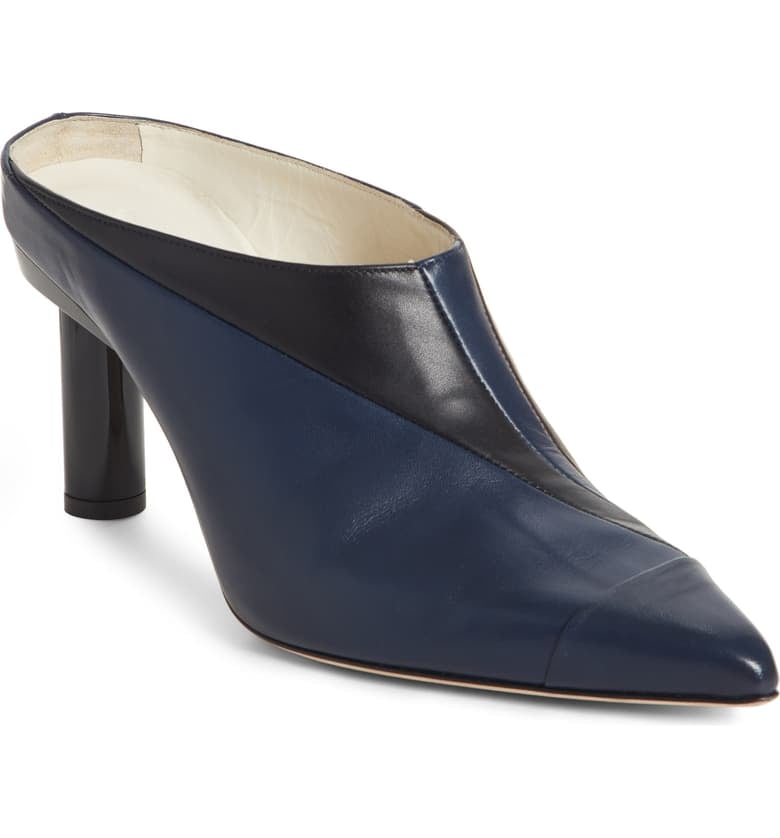 Tibi Joel Pedestal Heel Mules