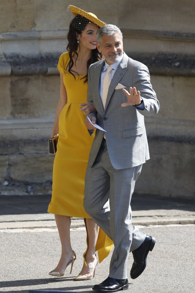George and Amal Clooney at Royal Wedding 2018 Pictures