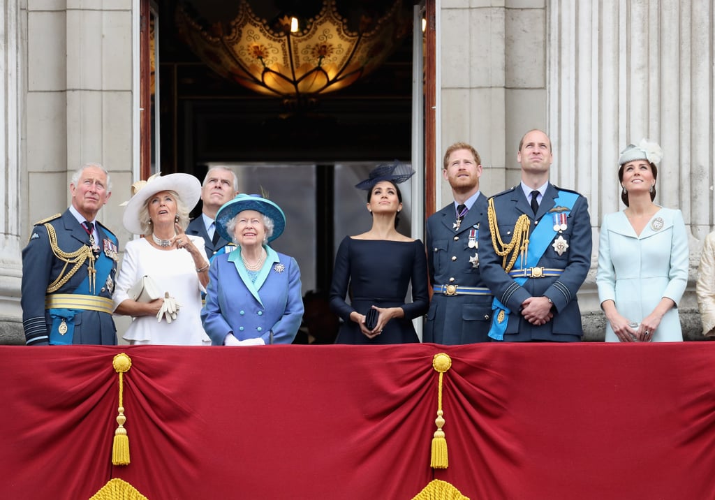 William, Harry, Kate and Meghan at RAF Celebration in London William, Harry, Kate and Meghan at RAF Celebration in London