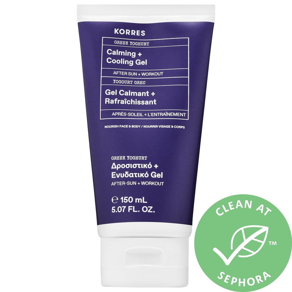 Korres Greek Yoghurt Calming + Cooling Gel TopRated SkinCare Products For Irritated Skin at
