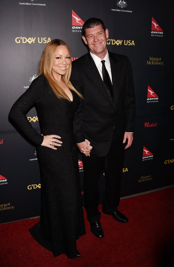 Mariah Carey and James Packer's First Appearance as Engaged