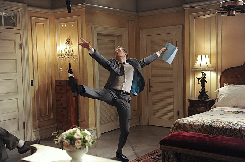 Neil Patrick Harris does an impromptu dance move.