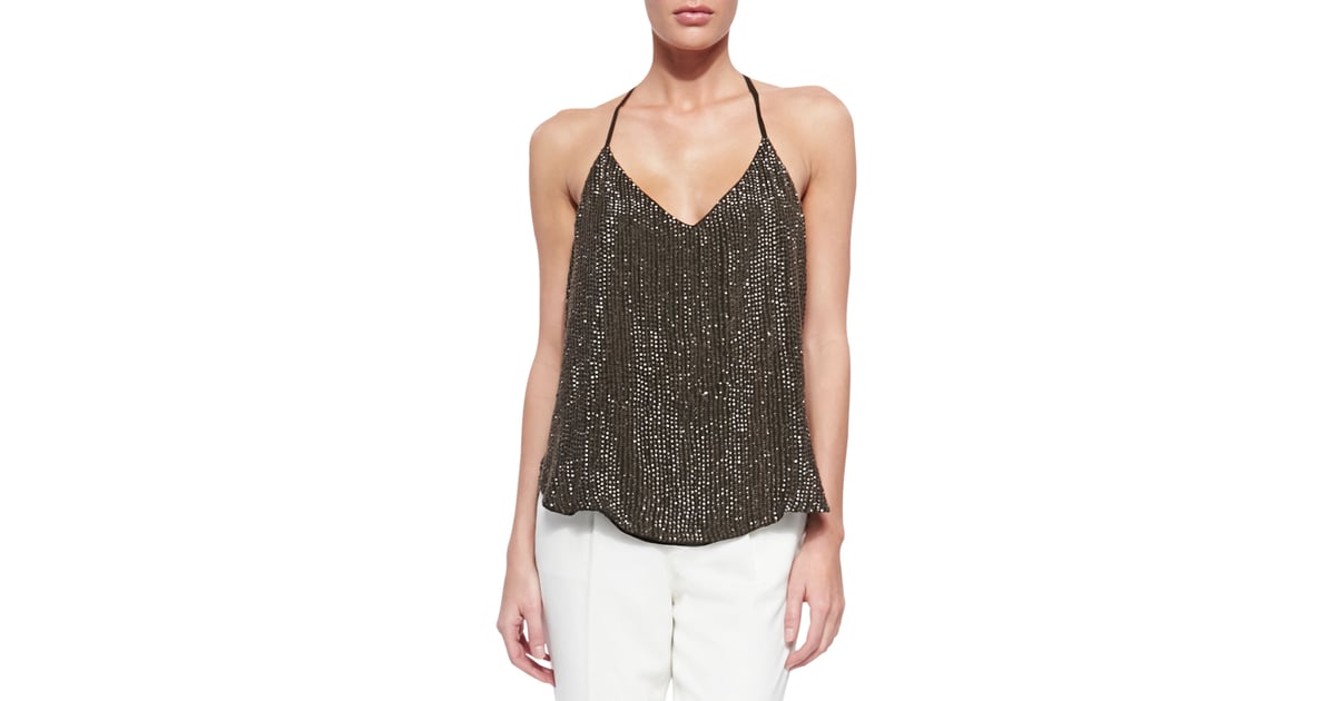 haute hippie sequin top