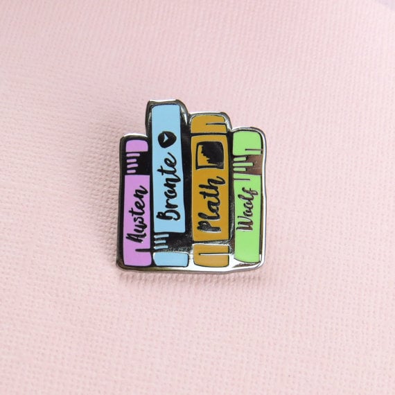 Literature Ladies Enamel Pin