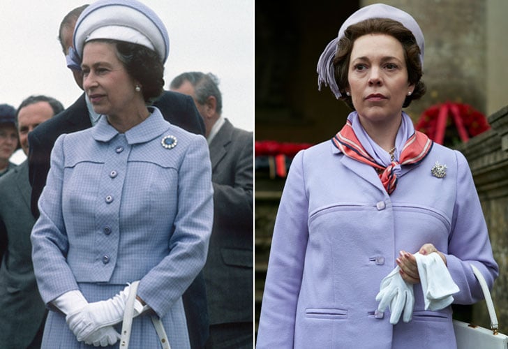 Queen Elizabeth II and Olivia Colman