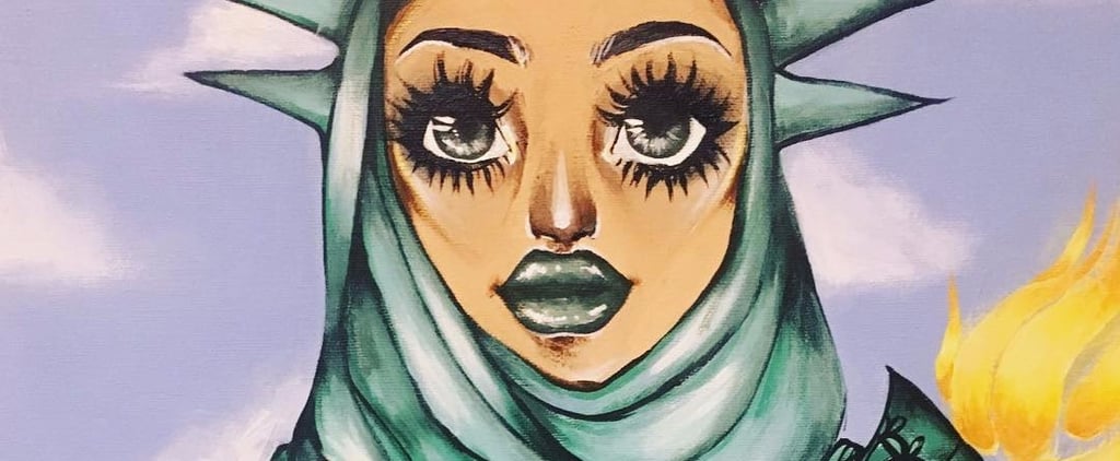 Rep. Lou Correa Displays Painting of Muslim Lady Liberty