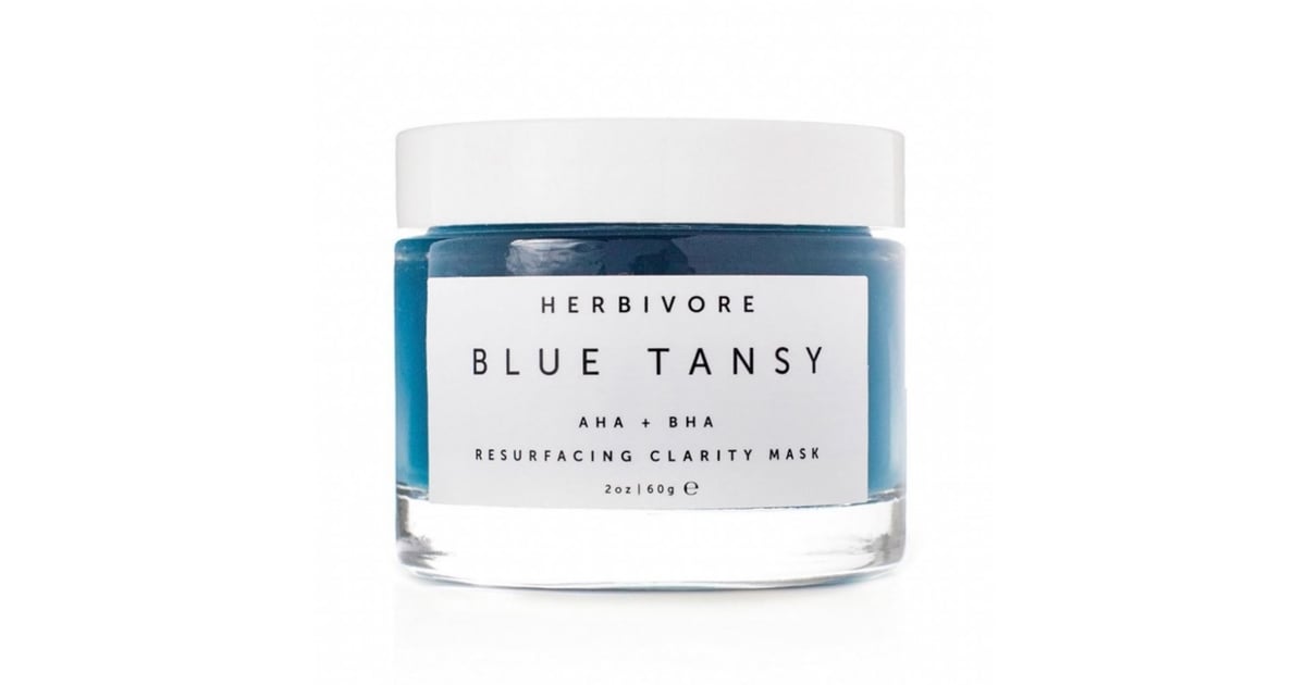 Herbivore Blue Tansy AHA + BHA Resurfacing Clarity Mask Jelly Face Masks POPSUGAR Beauty Photo 6