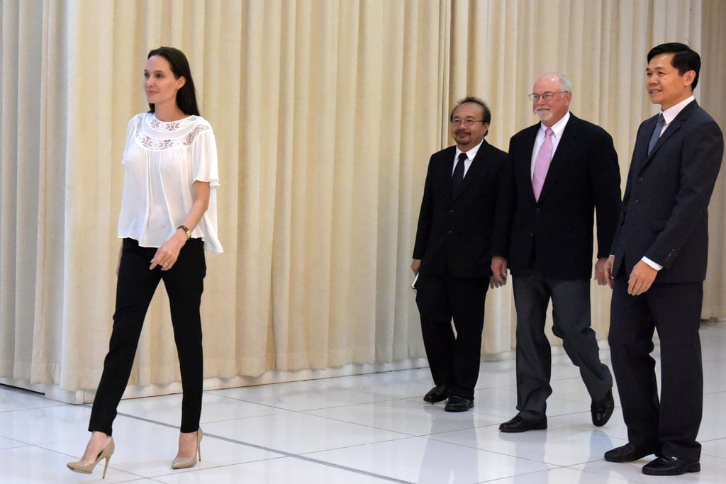 Angelina Jolie in Cambodia September 2015
