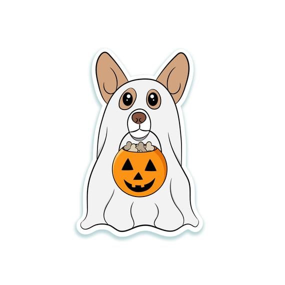 Halloween Corgi Stickers