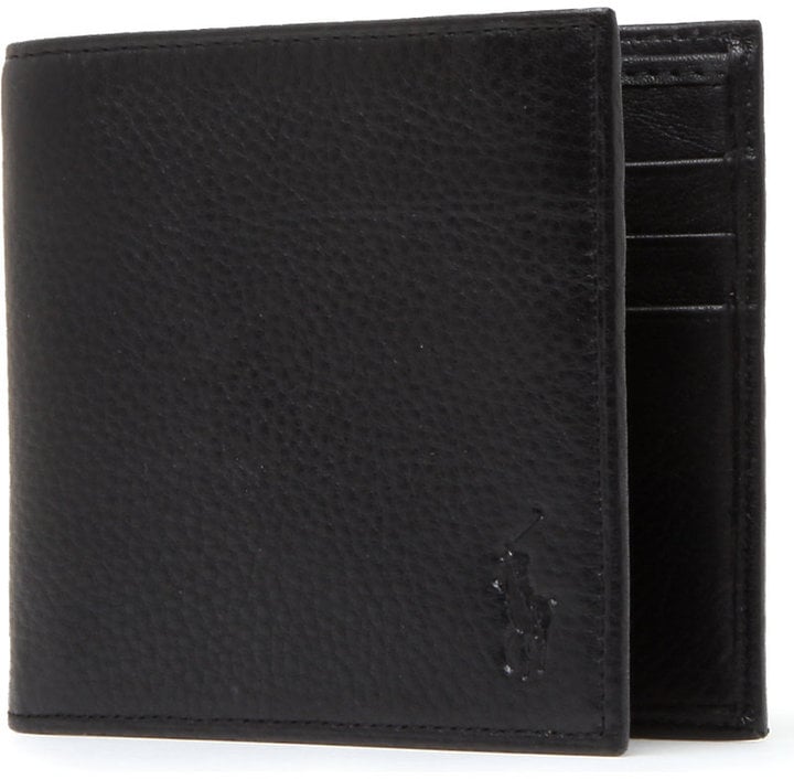 Polo Ralph Lauren Pony-Embossed Pebbled Leather Wallet