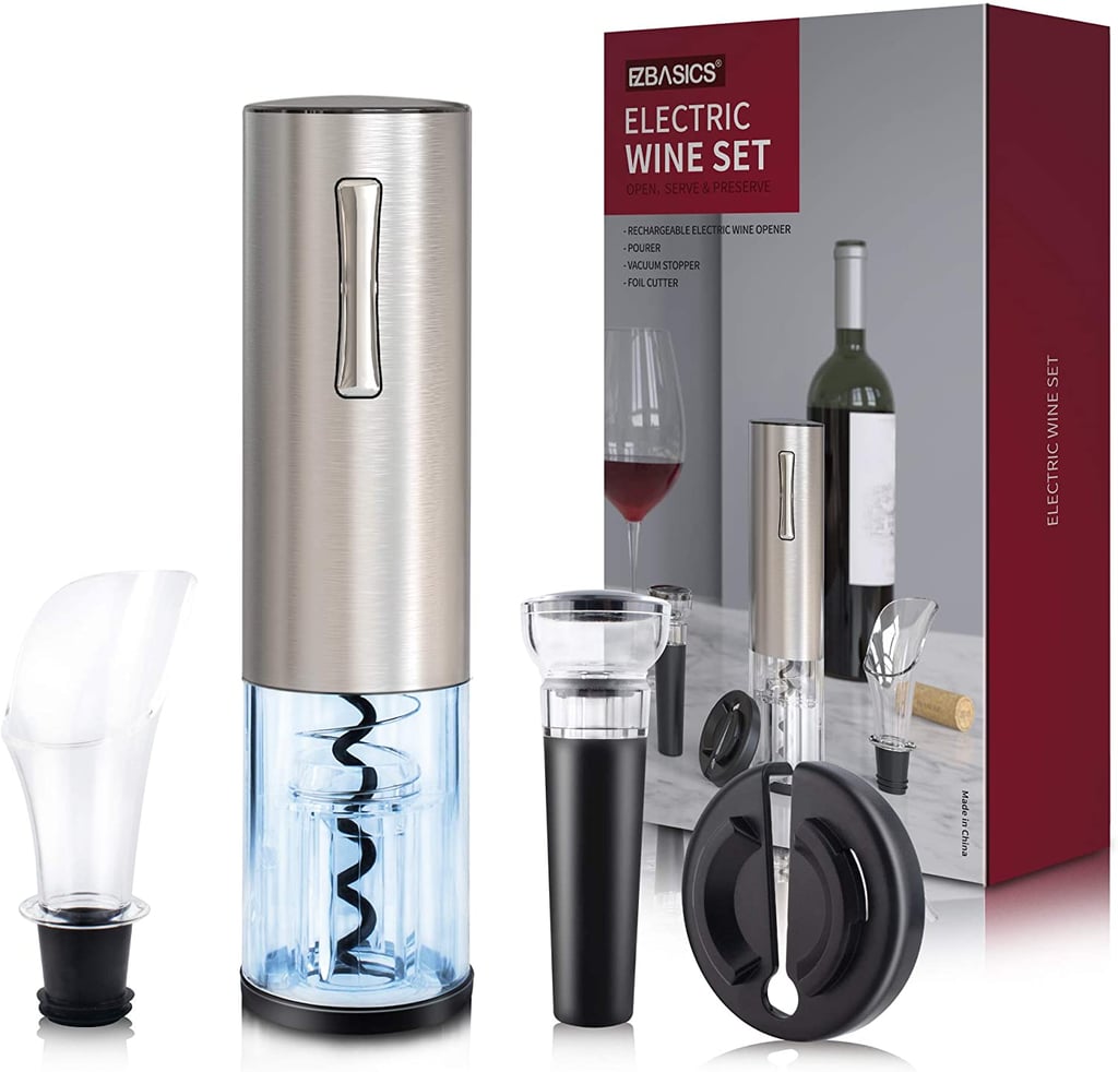 Ezbasics Electric Wine Bottle Opener Kit