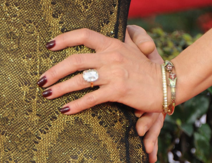 A Close Up of Her Ring at the 2015 Screen Actors Guild Awards Jennifer Aniston's Engagement