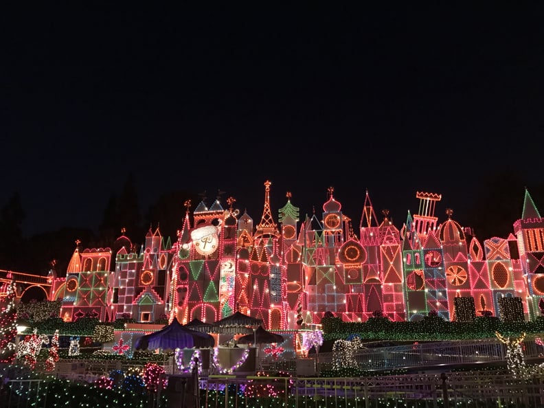 The Outside of the Ride Shines at Night With Thousands of Lights Adorning Its Facade.