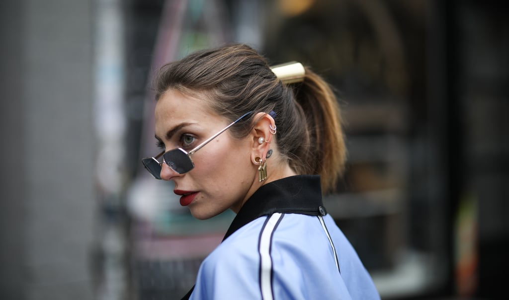 Stay-at-Home Summer Hair Trend: Slicked-Back Ponytail With Cuff