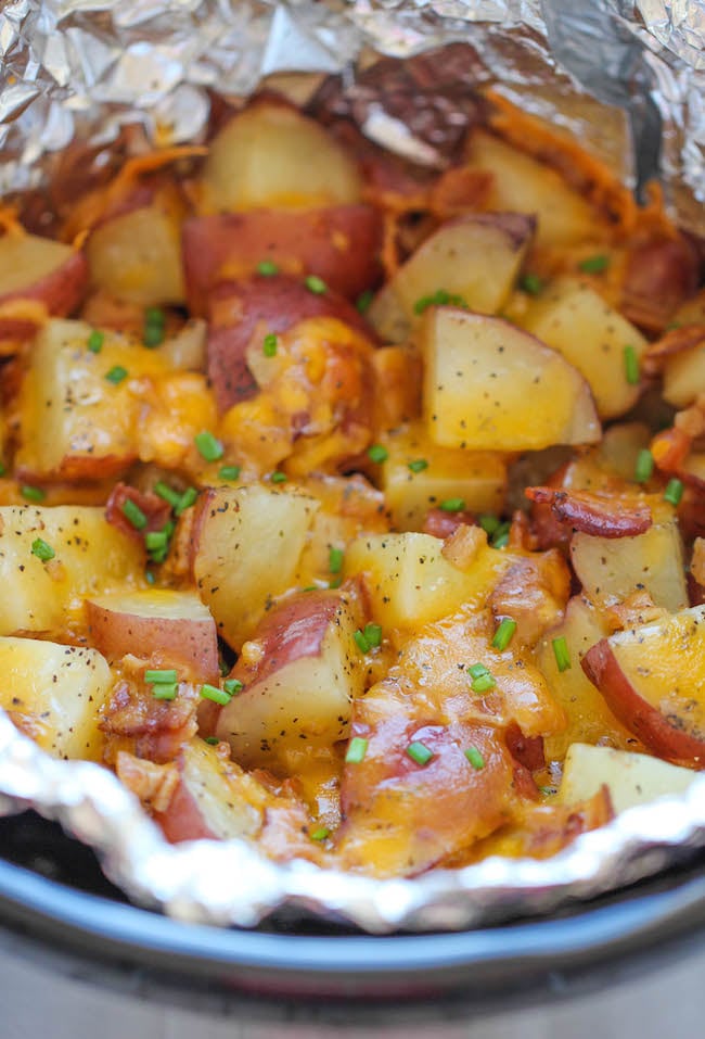 Slow-Cooker Cheesy Bacon Ranch Potatoes