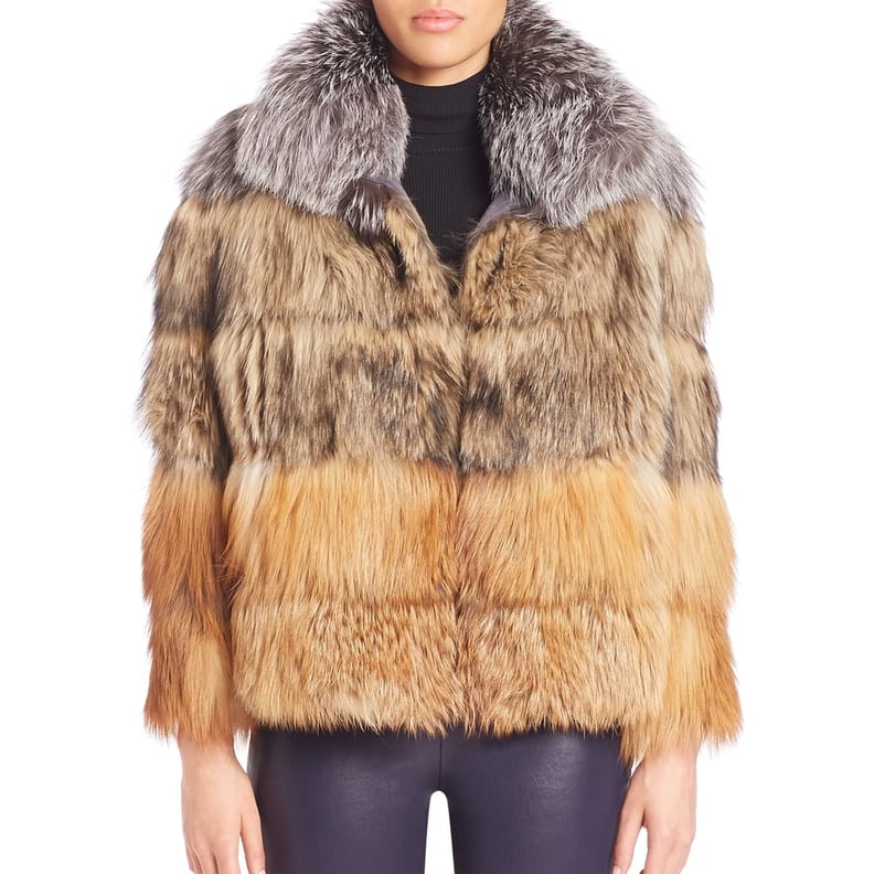 Gigi Hadid Elizabeth and James Vienna Fur Coat | POPSUGAR Fashion