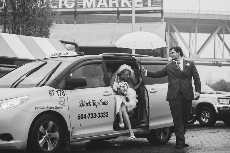 Rainy Wedding in Vancouver