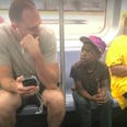 Guy Playing a Game on the Subway Hands His Phone to a Curious Little Boy, and It's So Cute