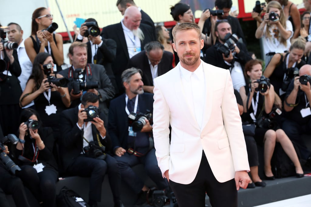 Ryan Gosling Promoting First Man Pictures