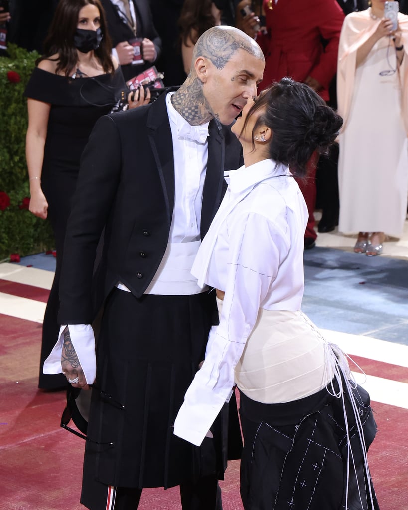 Kourtney Kardashian and Travis Barker's Met Gala Nails