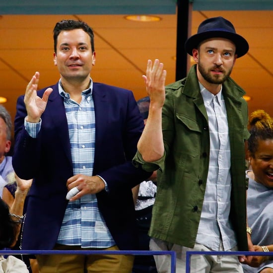 Justin Timberlake and Jimmy Fallon at the US Open 2015