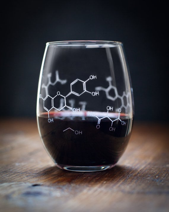 wine chemistry glass