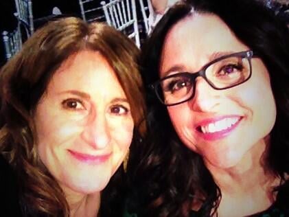 Julia Louis-Dreyfus snapped a selfie at the show.
Source: Twitter user OfficialJLD