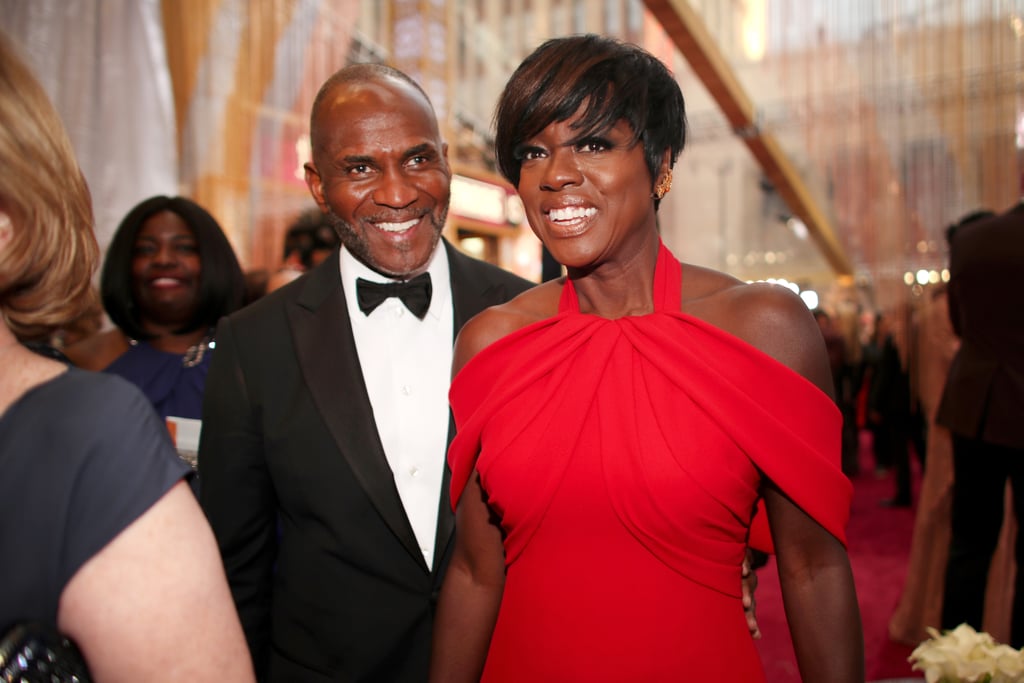 Viola Davis and Julius Tennon at the 2017 Oscars